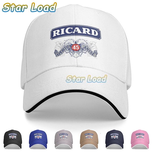 Snapbacks France Ricard Hip Hop Caps Baseball для девочек мальчики мужчины и женские шляпы Unisex 230322
