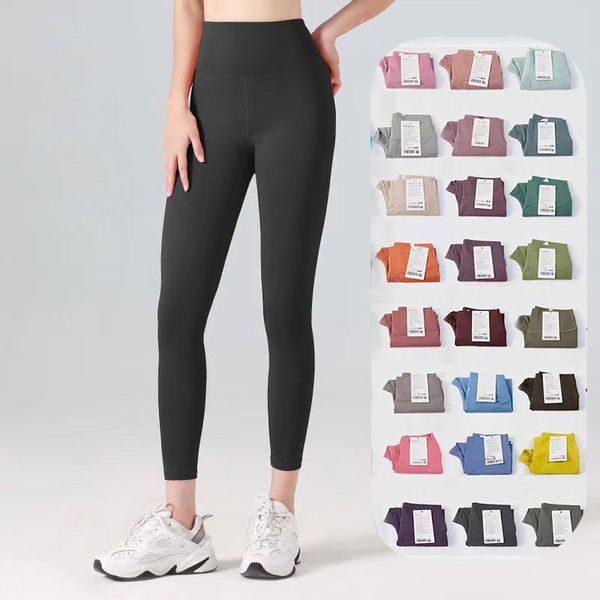 Designer-Hose für Damen, Leggings, Oberteil, Yogahose, knielange Caprihose, Damen-Fitness-Leggings mit hoher Taille, elastische Fitness-Dame, Outdoor-Jogginghose