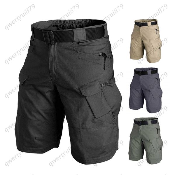 Herren-Shorts, klassische taktische Shorts, verbesserte wasserdichte, schnell trocknende, kurze Hosen mit mehreren Taschen, Outdoor-Jagd, Angeln, Militär-Cargo-Shorts 0322H23