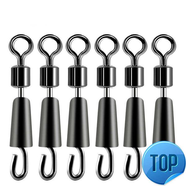 20/100pcs/set silicone sub Clip Sub Conector de 8 loop de 8-loop acessórios de engrenagem de pesca