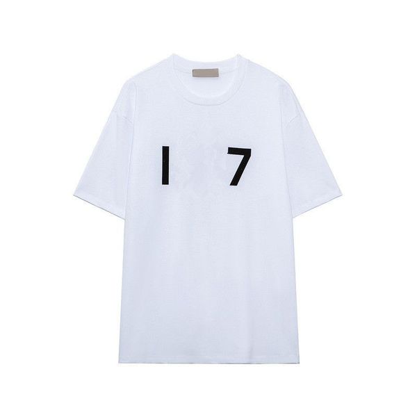 1977 Men Designer T camisetas essenciais Men Shirt Cirlod Cotton Tops EssentShirt Crew Neck Breathable Short Shanvesweats LE 1231