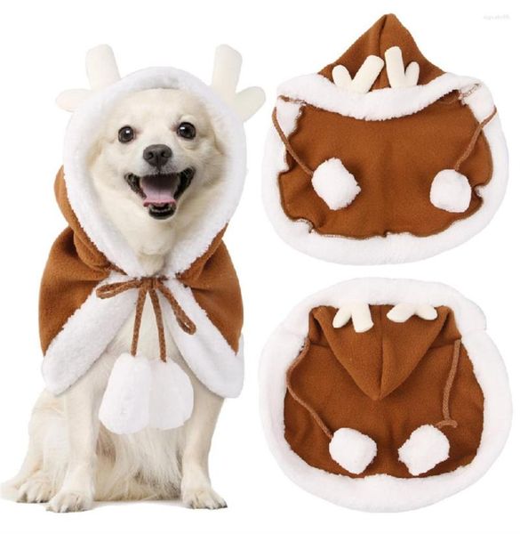 Costumi per gatti Inverno Caldo Cani Gatti Divertente Mantello Cucciolo Gattino Costume da festa Cosplay Capo Natale Halloween Pet Dress Up Clothes Po Puntelli