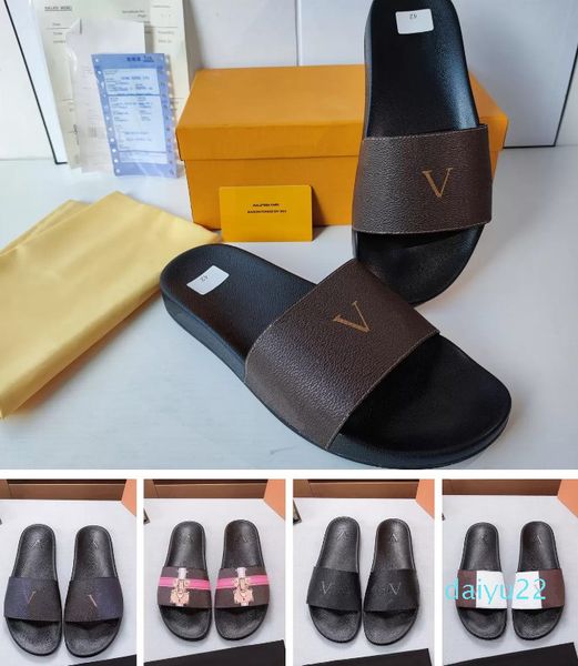 2023 Novo designer de moda Slipper Luxury Women Sandália Slide Men Slippers Lady Flip Flop Design Sapatos casuais tênis de Shoebrand de alta qualidade