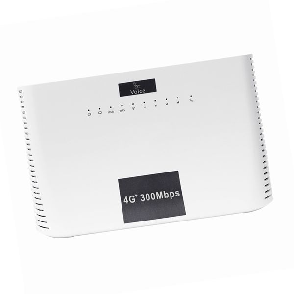 Wi-Fi Router Eu/US Plug 4g LTE Router 300 Мбит/с с SIM-картой Слот 4XRJ45 Высокоскоростный интернет для домашнего офиса для домашнего офиса