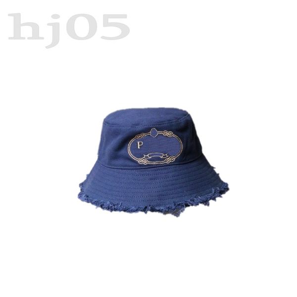 Cappellino da donna da uomo p cappelli da pescatore firmati accessori di lusso fodera in cotone tesa sfilacciata gorras morbidi cappelli firmati eleganti alla moda semplicemente creativi per le donne PJ052 C23