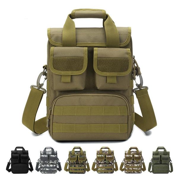 Outdoor-Taschen Männer Militärische Taktische Tasche Molle Messenger Schulter Wasserdichte Männliche Camouflage Einzigen Gürtel Sack Handtaschen