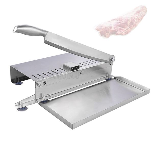 Affettatrice per affettatrice per alimenti Coltello per carne congelata in acciaio inossidabile Manzo Pancetta Pesce Affettatrice per taglio domestico Spessore Utensile da cucina