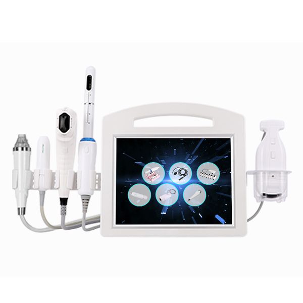 Beauty Machine 6 in 1 Hifu 20000 scatti 12 linee Antirughe Face Lift Skin Tightening Body Slimming Hifu con RF microneedling rimozione dell'acne