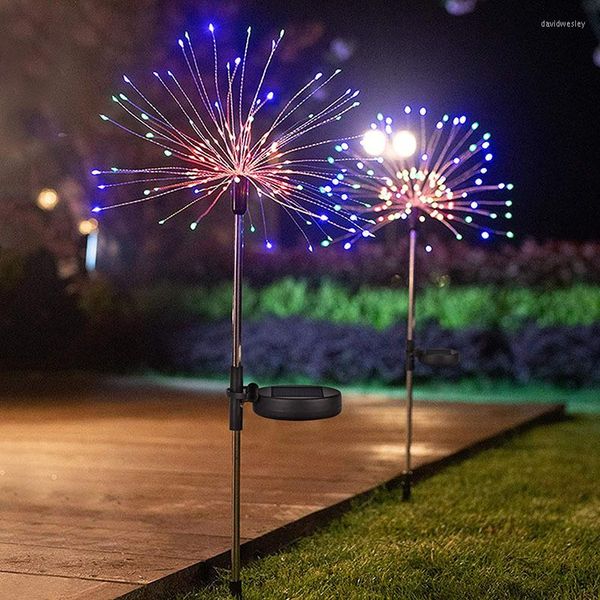 Solare Tarassaco Fuochi d'artificio Star Lights Lampada Impermeabile Più modalità possono scegliere LED Outdoor Garden Landscape Decorative Floor La