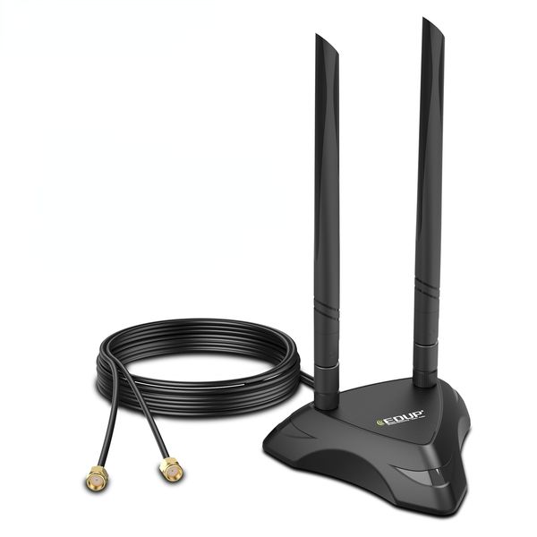 Schede di rete booster wifi ad alto guadagno di antenne estese con cavo per la scheda di rete desktop wifi pcie wifi wifi wifi/router/AP