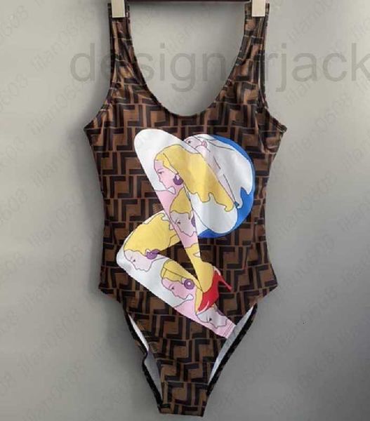 Costumi da bagno da donna Designer Designer Costume da bagno da donna Bikini sexy Set Tessile Arcobaleno Lettera Stampa Costume da bagno estivo da donna FNV0