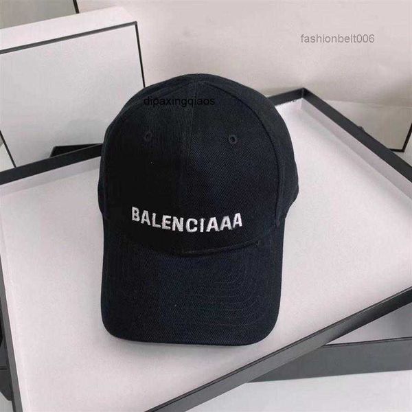 Ball Caps Ball Caps Дизайнер Balencaigas Paris Новая правильная версия бейсбольная мода Универсальная повседневная утиная языко