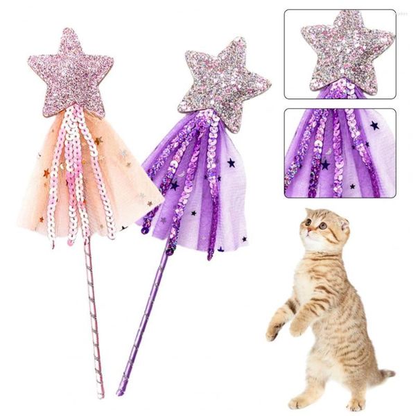 Cat Toys Morbido Elegante Delicato Star Garza Gatti Bacchetta Giocattolo Anti-deformazione Decorativo Per Bambini