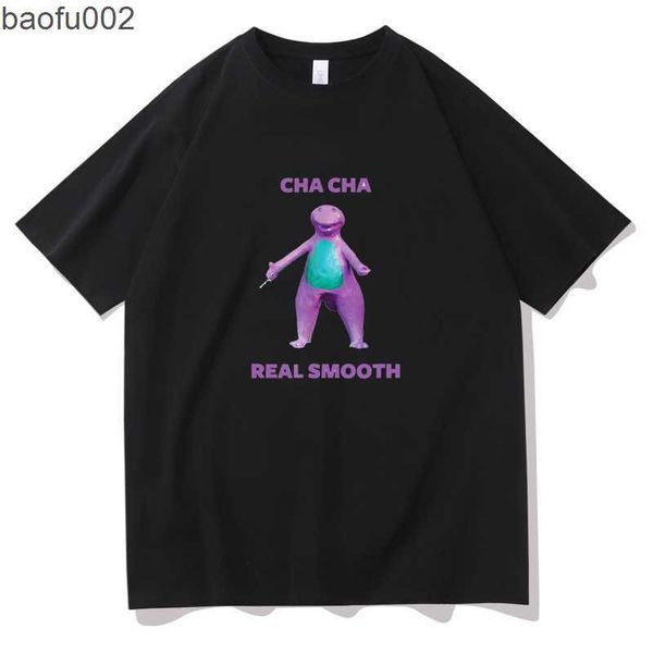 T-shirt da uomo Commit Tax Frode Lettera Tshirt Dinosaur Pattern T Shirt Top Uomo Donna Harajuku Creatività T-shirt Estate Unisex Hip Hop Tee W0322