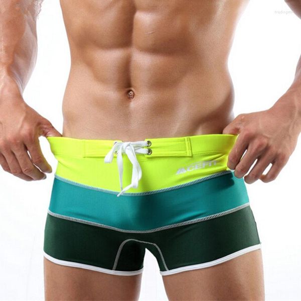 Shorts masculinos Nando de malas para homens de banho de natação de praia Bermuda boxers boxers cuecas sexy homem maiô verão brasileiro sunga seobean