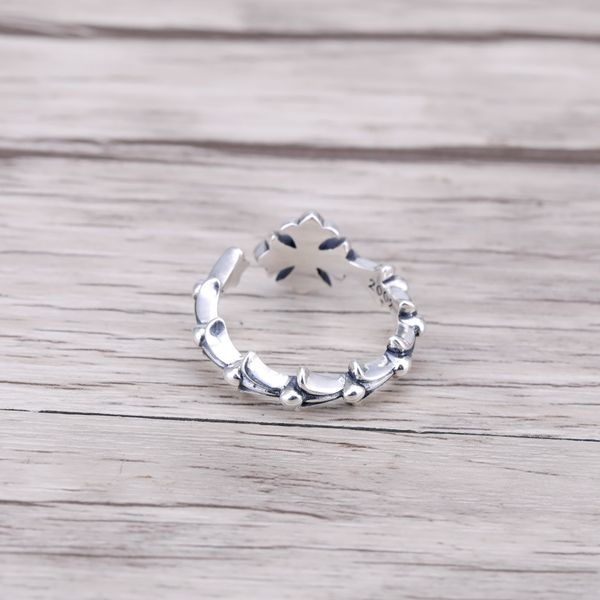 A4 S925 Серебряное кольцо стерлингового кольца персонализированная модная классическая панк-хип-хоп сеть Красного Креста