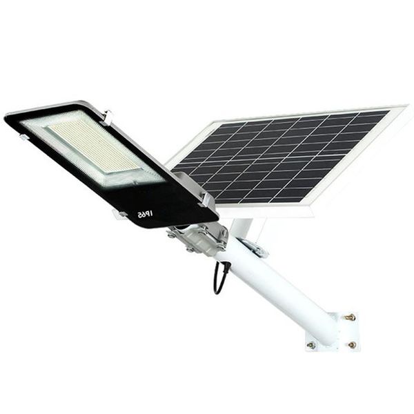 500W Solar Street Lights Outdoor Dusk to Dawn Солнечный светодиодный светодиод с пультом дистанционного управления 6500 тыс.