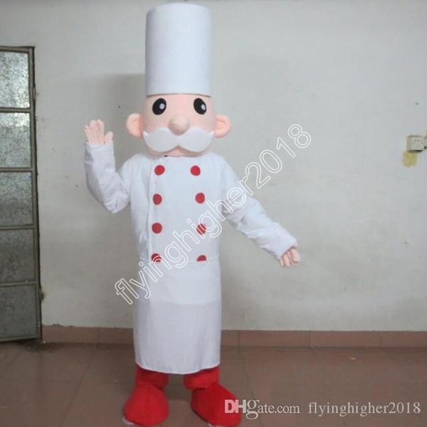 Новый взрослый шеф -повар Man Man Costume Настройка мультипликационной темы аниме персонаж Взрослый размер рождественский день рождения костюмы
