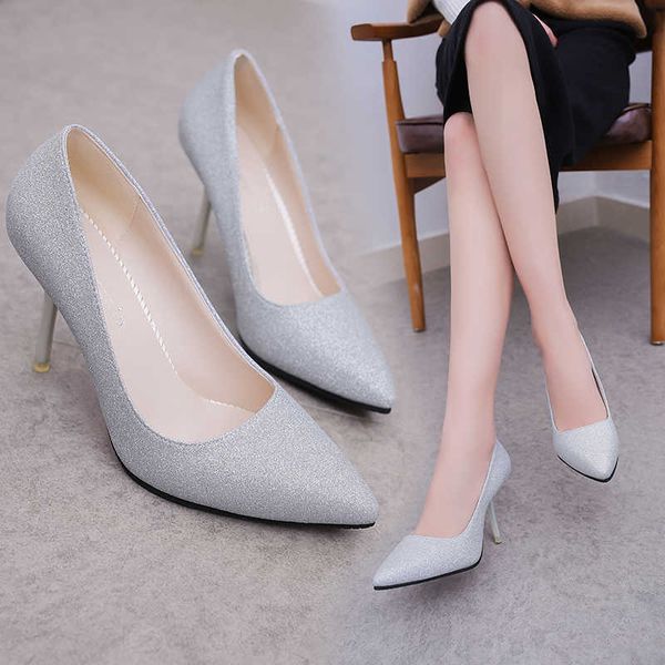 Kleid Schuhe Sommer 2019 Weibliche Sandale Spitz zu High Heels Nude Farbe spitze 7 cm feine High Heels Pumps Zapatos mujer AA230322