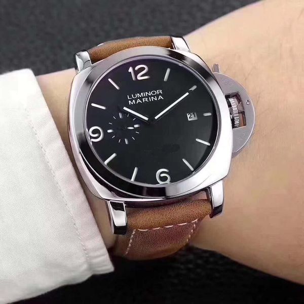 2023 Новый бренд Оригинальный бизнес -мужской часы Classic Round Case Quartz Watch Choctatch часы - рекомендуемые часы для повседневного A2