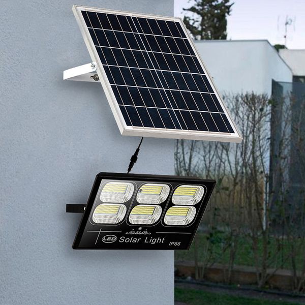 300 W Solar-Flutlichter, LED-Außenlampen, Solar-Gartenleuchten, hängende dekorative solarbetriebene Solar-Flutlichter für den Außenbereich für Gärten, Veranden, Crestech