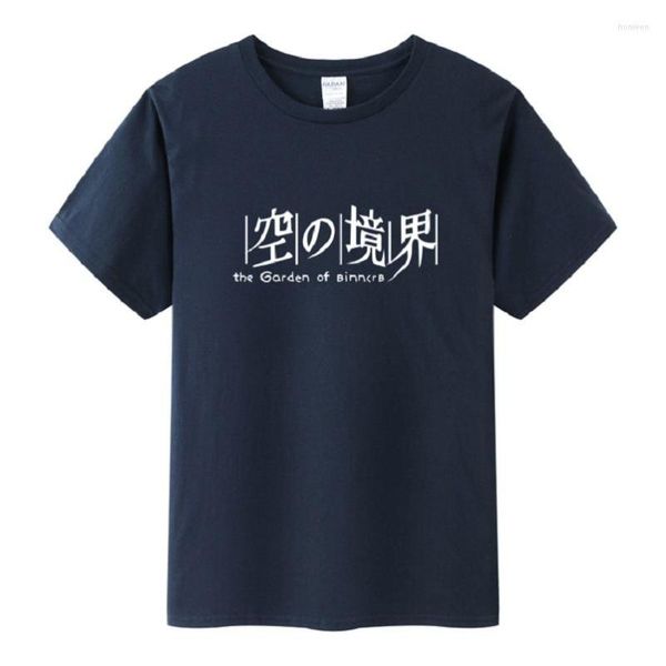 Camisetas masculinas de alto q unissex anime cos kara no kyoukai camiseta ryougi shiki algodão camiseta casual camiseta