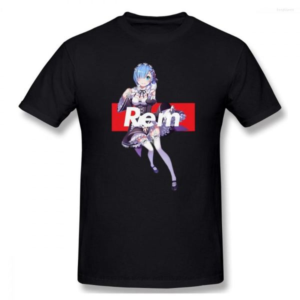 Magliette da uomo Estate Rem Cotton Re Zero Starting Life In Another World Satella Puck Anime Ofertas T-shirt