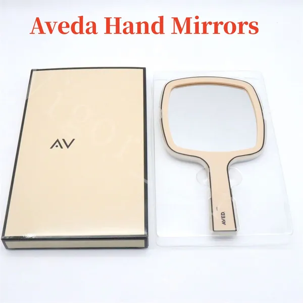 Aveda Brand Compact Mirrors for Girl Hand Mirror Ins Style Mirror original com caixa de presente Bride Gift espelhos de luxo de alta qualidade designer bonito cor 13*23cm Tamanho