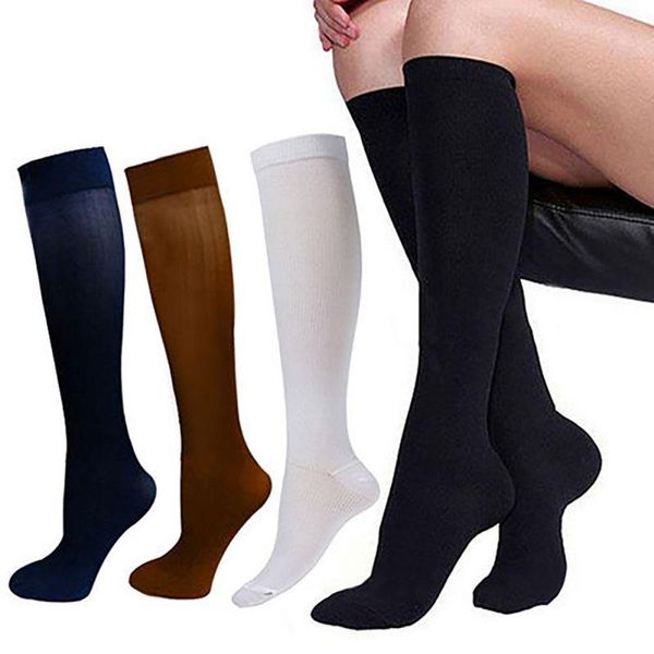 Calzini sportivi 29-31 cm Calze a compressione alta per l'esterno Calze a pressione Calza in nylon per vene varicose Calza per sollievo dal dolore per le gambe da viaggio