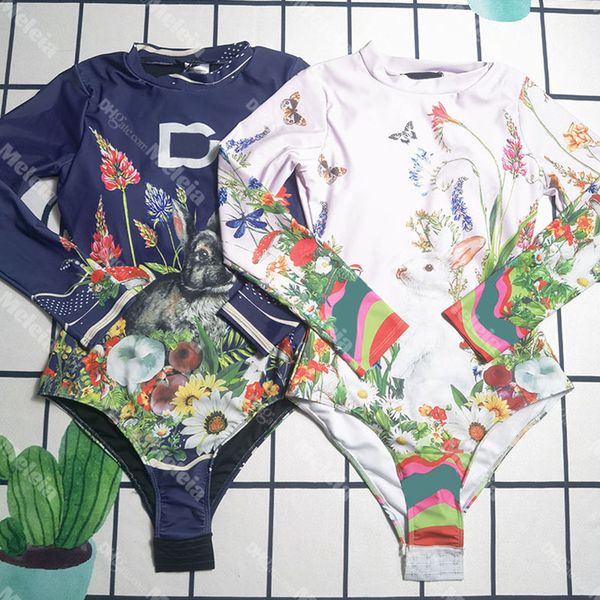 Roupas de banho femininas de verão, macacões sexy para meninas, maiôs ao ar livre, biquínis de praia, padrão de letra, bodysuit, roupas de banho