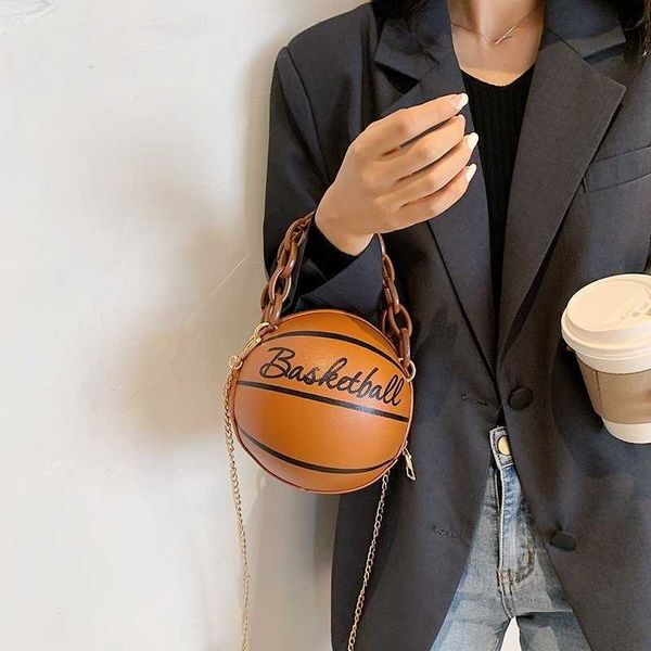 Totes sac à main de luxe épaule femmes sacs en cuir Design mignon bandoulière basket-ball main dame filles chaîne Pack