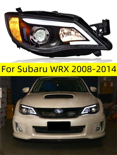 Tageslicht-Glühbirne, LED-Scheinwerfer für Subaru WRX 2008–2014, Upgrade der Fernlicht-Scheinwerfer, Blinkerlampe