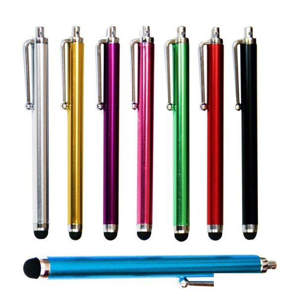 Cell Phone Stylus Pens Guanti 9.0 Touch Sn Pen 500Pcs Metal Capacitive per Tablet Pc 10 colori Fedex Dhs Drop Delivery Telefoni Acces Dhhji