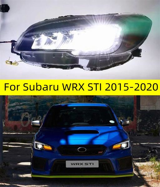 Lâmpadas de farol led para subaru wrx sti 20 15-20 20 drl sinal de volta alto baixo feixe luzes dianteiras acessórios do carro