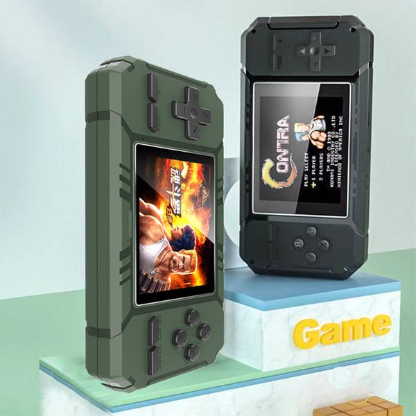 S8 Retro-Game-Spieler, 3,0-Zoll-HD-Bildschirm, Handheld-Spielekonsole, integrierte 520 Spiele, tragbarer Taschen-Mini-Videospiel-Player, TV-Konsole, AV-Ausgang, unterstützt zwei Spieler