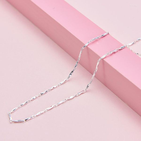 Bangle Shunqing Yinlou Colar Silver Acessórios Clavículas femininas 999 cor natural pura Ingot 2023 N