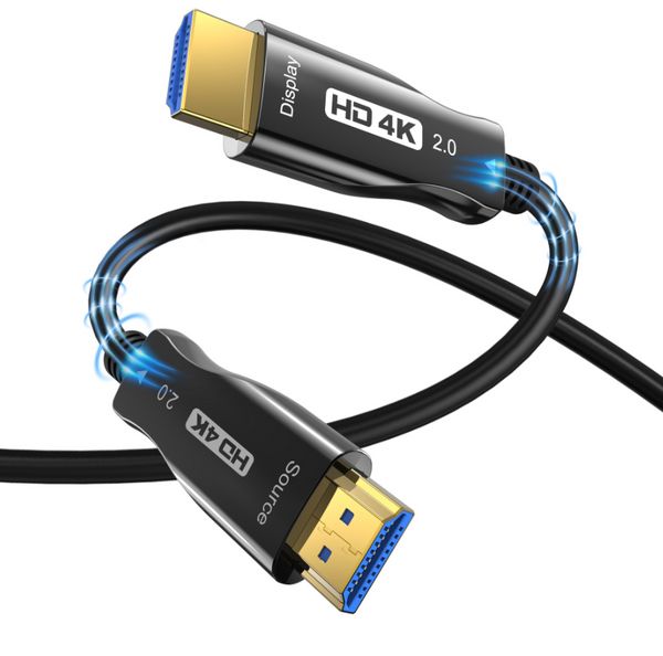 Fibra ottica HDMI 2.0 Cavo 4K Ultra-HD (UHD) 4K/120Hz ad alta velocità 48GBS Dynamic HDMI Cord HDR 4: 4: 4 Amplificatore senza perdita