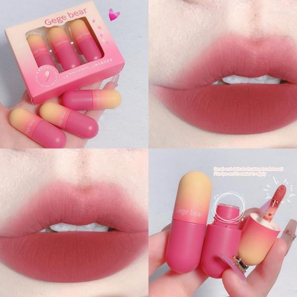 Lip Gloss Samt Matte Nicht-Stick Lippenstift Wasserdicht Langlebig Sexy Frauen Tönung Schlamm Make-Up Schönheit Kosmetik Maquillaje