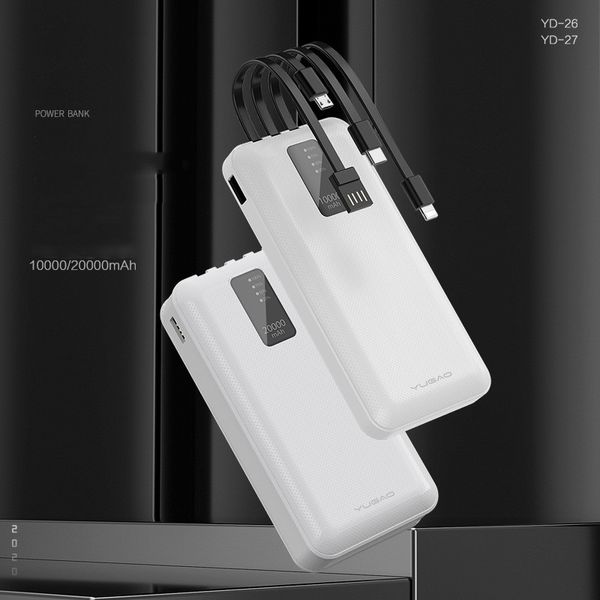 New Power Bank 20000mAh portátil PD 20W Carregamento rápido Poverbank Telefone celular Bateria externa PowerBank para iPhone Xiaomi