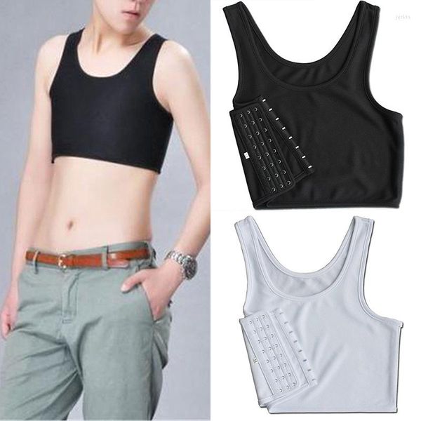 Camisoles Tanks embrulhados forro de peito é confortável e moldagem de corpo macio fivela respirável fascinante curto fichário trans casual tampa de colete casual