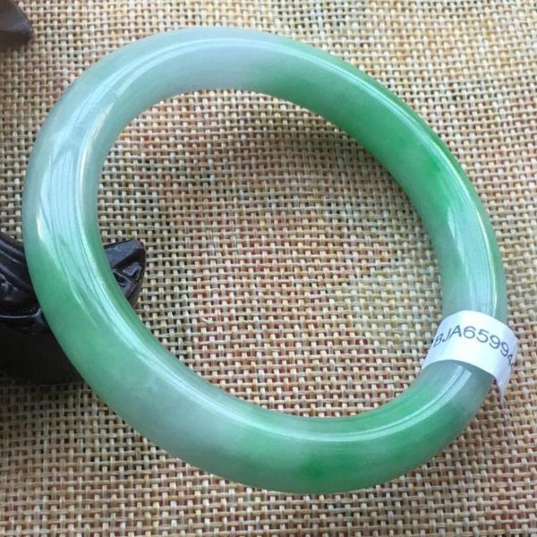 Armband aus zertifiziertem (Klasse A) natürlichem Lavendel-Stoneit-Jade-Armband