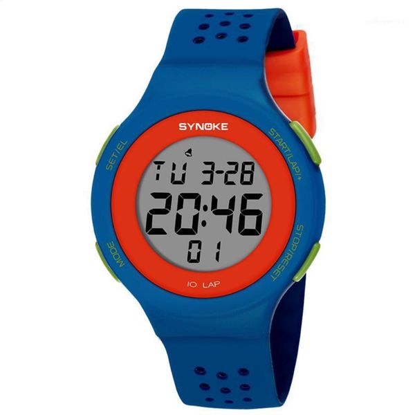 Orologi da polso Uomo Donna Sport Orologio digitale a LED Orologi militari Orologio da polso 50M Elettronica impermeabile Fabala luminoso da esterno