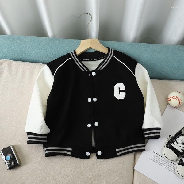 Jacken Jungen Baseball 2023 Frühling Herbst Kinder Sport Baumwolle Mäntel Für Baby 1 bis 8 Jahre Kleidung Kinder Casual Oberbekleidung Teenager