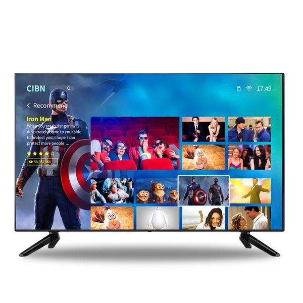 Smart Tv 120Hz Frequenza di aggiornamento Telecomando Controllo vocale Schermo UHD OEM Televisore LED 4K Smart TV LCD