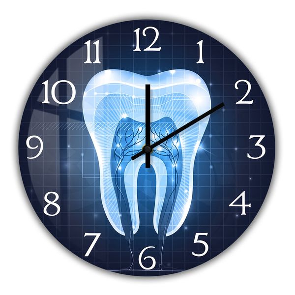 Orologi da parete Orologio da parete con anatomia del dente per la clinica dentale, ufficio, dentista, regalo, opere d'arte, design moderno, orologio da parete, orologio da parete 230323