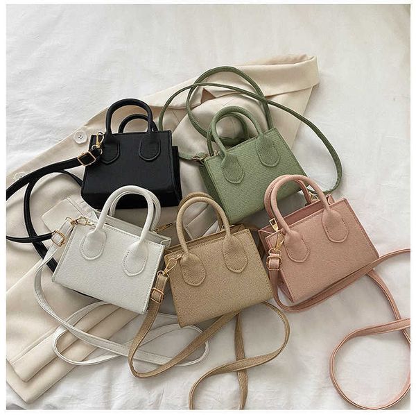 Top Beliebte Damen Handtaschen Neue Quadratische Umhängetaschen Retro Mini Literarische Einfache Messenger Bags Designer Marke Geldbörse und Taschen 230308