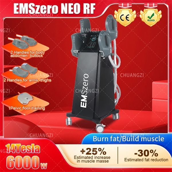 Outros corpos esculpindo emagrecem 14 tesla dls-em-eMslim Neo Slimming Machine Nova EMS Electro Estimulação do músculo corporal Butt Build Build Emszero Neo