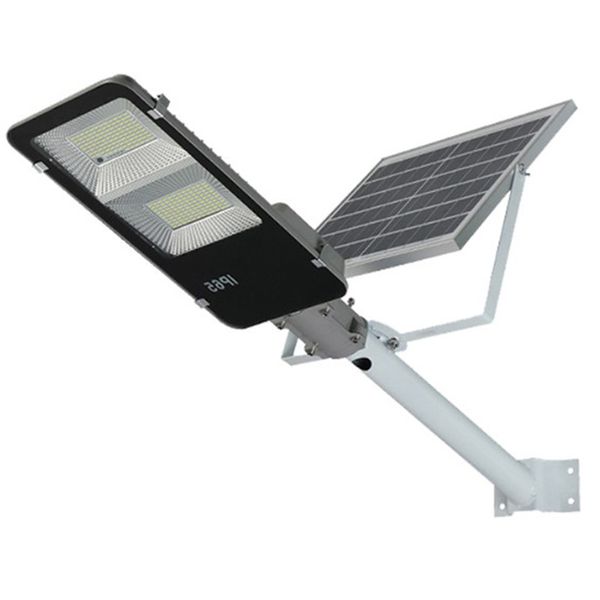 Crestech Solarlampen für den Außenbereich, Sicherheits-LED-Flutlicht, Fernbedienung, IP67, wasserdicht, Straßenlaterne, Hof, Parkplatz, Park, Garten, Basketballplatz, Weg, Bauernhof