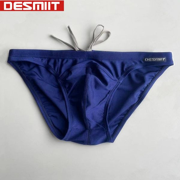 Мужские купальные костюмы Desmiit Mens Mens Swim Swarks Сексуальные бикини для плавания для мужчины мини -купальники гей -шорты пляж Zwembroek Heren Slips sunga 230322
