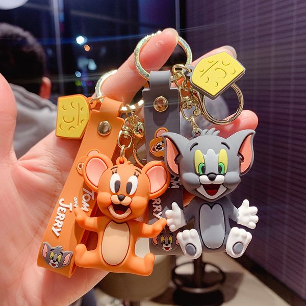 Cartoon Keychain Telefone Charm Charm Cute Anime Chave de Kichain Saco pendurado Decoração do carro pendente de aniversário Pingente de celular pingente